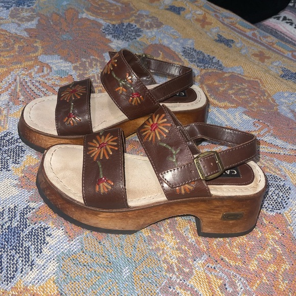 Candie's Shoes - Vintage chunky Platform Sandals